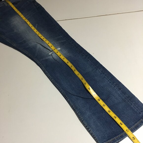 American Eagle Slim Mens Jeans Size 36x32 Core Flex Distressed - Picture 11 of 11